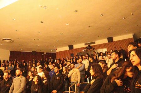 جفرا – التجمّع الطلابيّ في تل أبيب ينظم أمسية فنية "في البال أغنية" بحضور طلابيّ واسع